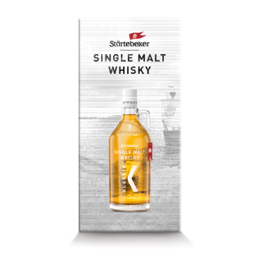 Störtebeker Single Malt Whisky Klassik 3J. 0,5l in einer Geschenkverpackung.