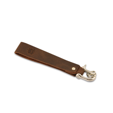 Störtebeker Schlüsselanhänger aus echtem Leder.