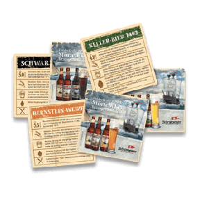 10 x 10 unterschiedliche Störtebeker Bierdeckel im Set.